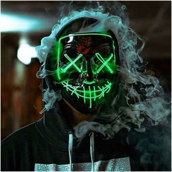 purge mask led